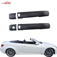 Berkenaan untuk 2008-2013 Infiniti G37 Coupe Carbon Fiber Door Handle G37 Dua Pintu Boleh Tukar Penu