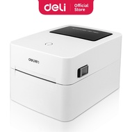 Deli Label Printer Thermal Printer Receipt Printer 203dpi Resolution 108mm 4.25inch Width White E740C