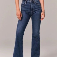 0 Denim Flared Pants Fashion Women's Pants Retro Hanging Dyeing Craft