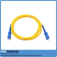 Single Mode SC-SC Optical Fiber Cable SM 9/125UM With 5M Yellow - Maxis Unifi Fiber | Ipohonline