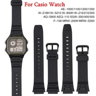 18mm Resin Rubber Strap For Casio AQ-S810W W-735H SGW-300 F-108WH AEQ-110W AE-1300 AE-1000W MRW-200H