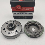 ZR RACING YAMAHA SRL110 LAGENDA Auto Clutch Set Combo Set ( Housing With Gear + Shoe + One Way Beari