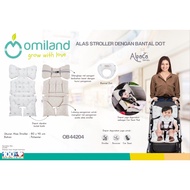 MOMS_ BaseOMILAND stroller Bouncer/ Car Seat/ + Soft Alpaca Series Dot Pillow - OB 44201-4