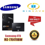 SAMSUNG 4TB 870 EVO SATA III 2.5” SSD (MZ-77E4T0BW)