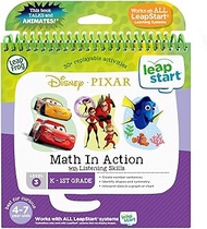 LeapFrog 80-461900 Leapstart Book- Pixar Pals, Math In Action 3D Disney Pixar Level 3