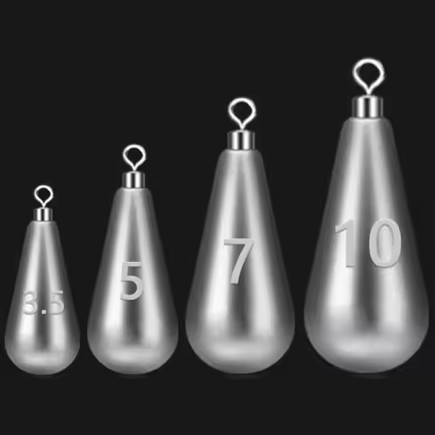 GOBAIT Fishing Sinker 3.5g 5g 7g 10g Weight 10PCS Drop Shot Quick Rod Plumb Pendant Gear Swivel Meta