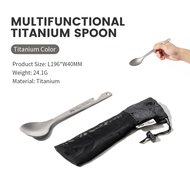 MOBI GARDEN Delicate Camping Fork Spoon Portable Easy To Store Multi-functional Picnic Tableware Tit