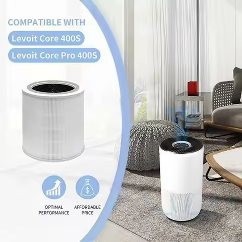 Replacement Filter for Levoit Air Purifier Core 400S Part Core 400S-RF H13 HEPA Filtration 5 Layers 