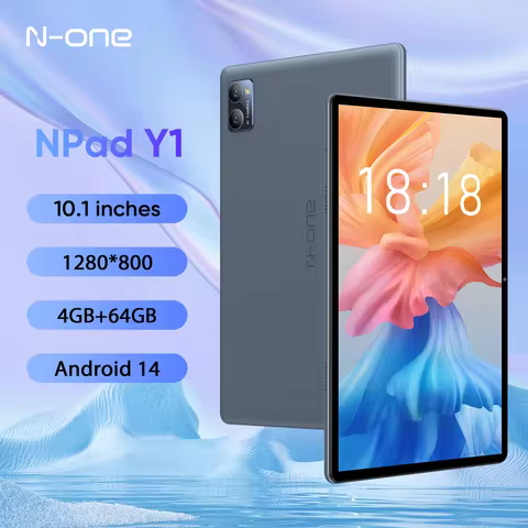 N-ONE Npad Y1 10.1 Inch Tablet Android 14 8(4+4)GB 64GB 1280*800 IPS Screen 5000mAh Battery UNISOC R