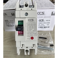( โปรโมชั่น++) คุ้มค่า เบรกเกอร์ 2P 15A20A(ตัวเล็ก) 2P 32A63A100Aตัวใหญ่ CCS NO-FUSE BREAKER ราคาสุด