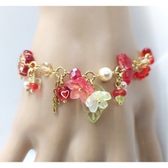 Fairycore Bracelet; Coquette bracelet;charms bracelet; y2k bracelet; Cottagecore bracelet