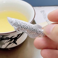 Sterling Silver 999 Pure Silver Accessories for Making Tea Boiling Water Silver Leaves Silver Arowan