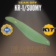 Tear Off Suomy SR Sport KR-1 Full Face Helmet/