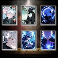 Gojo Satoru color-changing 3D LED light painting - ANIME 3D LED light painting for desk and night li