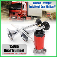 COD HEYVO Klakson Terompet Truk Mobil Dual Air Horn 150dB 24V / klakson mobil keong suara keras mobi