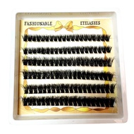 300/120PCS 5D Fluffy Cluster Lashes 30D-100D Natural Thick Eyelash Clusters Individual Lashes DIY Ey