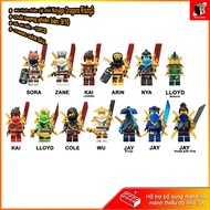 [UP 3 NEW Minifigures] Ninja Dragons Rising 3 minifigures model toy