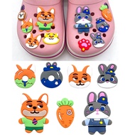 Animal City Inspired PVC Detachable Shoe Buckles - Adorable Accessories for Women's Shoes