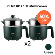 IONA 1.2L Ceramic Mini Non Stick Multi Cooker With Steamer | Multi Function Small Rice Cooker Hotpot 多功能 电煮锅 - GLMC1812