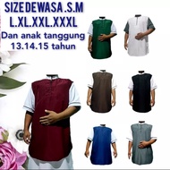 terlaris Rompi sholat rosal sholat rosal pria rompi shalat resleting baju koko trendy