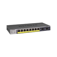 Netgear GS110TPv3 8-Port Gigabit PoE+ Ethernet Smart Switch with 2 SFP Ports and Cloud Management