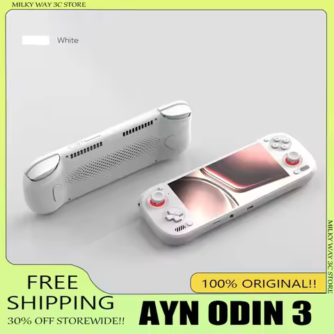 AYN Odin 3 Game Console 6'' 1080P 120Hz AMOLED Screen with 8000mAh Hall-Effect Joystick/Trigger Hand