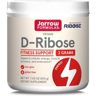 Jarrow Formulas D-Ribose 2g, Dietary Supplement, Fitness Support, Muscle Recovery and Endurance, 7.7