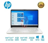 HP Notebook 14s-cf2517TU [483S3PA] i3-10110U, RAM 4GB, SSD 256GB