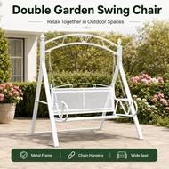 Double swing hanging chair garden cradle chair outdoor swing children adult rocking bed indoor balco