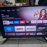 sharp smart tv 32 inch bekas mulus