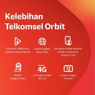 JTTOP" HKM TELKOMSEL ORBIT STAR G1 HOME ROUTER WIFI 4G FREE 150GB QUOTA