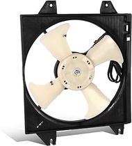 DNA MOTORING OEM-RF-0825 Factory Style A/C Condenser Fan Assembly Compatible with 99-03 Mitsubishi Galant 2.4L