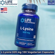 แอล-ไลซีน L-Lysine 620 mg 100 Vegetarian Capsules - Life Extension