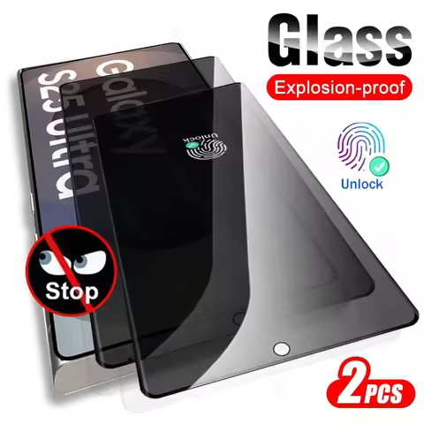S25Ultra Glass 2Pcs Anti-Spy Screen Protector For Samsung Galaxy S25 S26 Ultra S 25 26 S25+ S26+ 5G 
