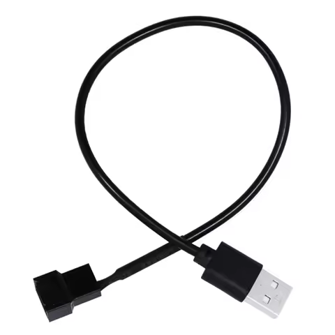 30CM USB to Molex- 4 Pin Fan Cable for Computer for Case Chassis CPU Fan Power Adapter Line 2464 22A