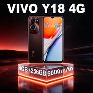 vivo | VIVO Y18 5g รุ่น Global Edition สมาร์ทโฟน Android ดีไซน์ทันสมัย 8GB+256GB/แบตเตอรี่ 500mAh กล