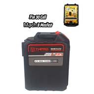 Pin 30 Cell THPRO 21v - 15Ah Dung Lượng Cao Chân Pin Phổ Thông 4cm Có Đèn Báo Pin