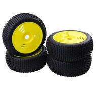 Dolity 4 ชิ้นล้อยางยางชุดสำหรับ 1/8 RC รถ HSP Kyosho hongnor HPI อะไหล่