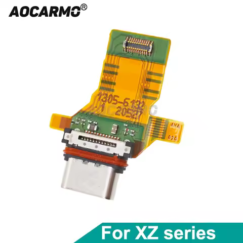 Aocarmo USB Connector Type-C Charger Charging Port Dock Flex Cable For Sony Xperia XZ Premium XZ1 XZ