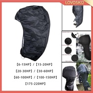 [LovoskiacMY] Outboard Motor Cover Oxford Cloth Boat Motor Cover with Adjustable Strap Engine Hood C