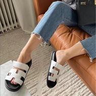 Hermes 愛馬仕 二舅拖鞋 白 38.5號