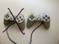 中古 原裝 Sony PlayStation 1 PS 1 PS1 game controller 手制手掣 Play Station 1 ( ♻️ 以物易物 / swap / exchange )