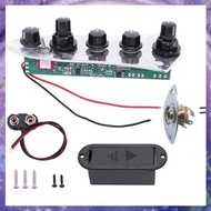 [P K A M] 5 Jazz  Bass Loaded Wired Control Plate for 4/5 String Bass Guitar Parts JB07