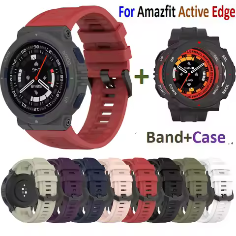 Frame Bracelet A2212 Cover For Amazfit Active Edge Watch Bezel Protective Case Band Strap for huami