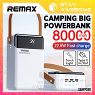 REMAX Portable Big Capacity 80000mAh Powerbank Fast Charging 22.5W Type C Output SARPP566
