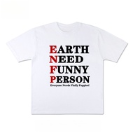 ENFP Fun English Happy Puppy Short Sleeve MBTI Personality T-Shirt Trendy Loose Cotton Summer Fun Pe