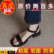 comfort sandal women flat sandal women sandal women sandal women korean style Yierkang Genuine Leath