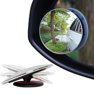 Borderless Car Small Round Mirror High-definition Adjustment ° Blind Mirror Spot 360 Round U0p0