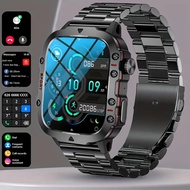 2024 New Smart Watch for Men Durable Military Bluetooth Call Sports Heart Rate IP68 Waterproof Outdoor Smart Watch Suitable for Android IOS