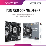 ASUS PRIME A620M-K CSM AM5 AMD A620 mATX Motherboard DDR5 PCIe 4.0 M.2 HDMI VGA LAN Gaming Board